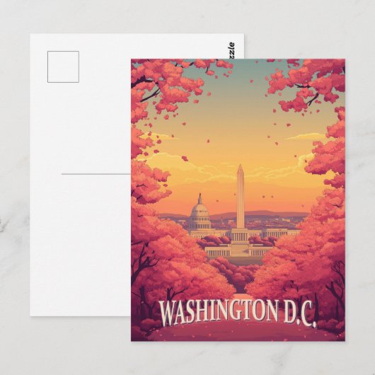 Washington D.C. Postkarte (Vorne/Hinten)