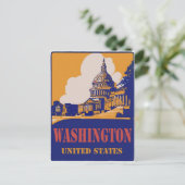 Washington D.C. Postkarte (Stehend Vorderseite)