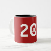 Washington D.C. Pride Zweifarbige Tasse (Vorderseite Links)