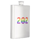 Washington D.C. Rainbow Pride Flachmann (Rechts)