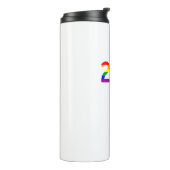 Washington D.C. Rainbow Pride Thermosbecher (Nach links gedreht)