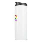 Washington D.C. Rainbow Pride Thermosbecher (Nach rechts gedreht)