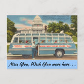 Washington D.C., Sightseeing Tours Postkarte (Vorderseite)