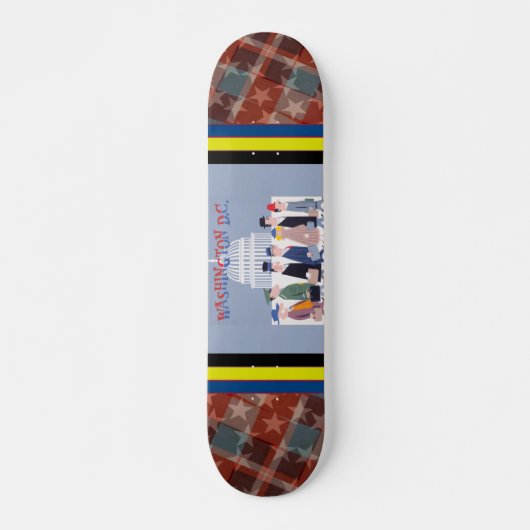 Washington D.C. Skateboard (Vorne)