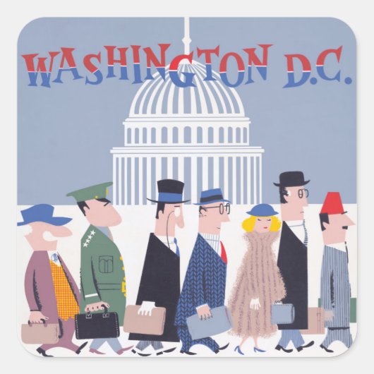 Washington D.C. Sticker (Vorderseite)