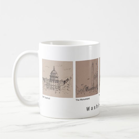 Washington D.C. Tasse (Links)