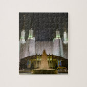 Washington D.C. Temple nachts Puzzle (Vertikal)