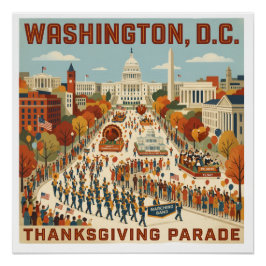 Washington, D.C. Thanksgiving-Parade Poster