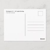 Washington D.C. US Hauptstadt Gebäude Postcard Postkarte (Rückseite)