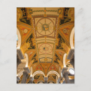 WASHINGTON, D.C. USA. Ceiling of second floor Postkarte