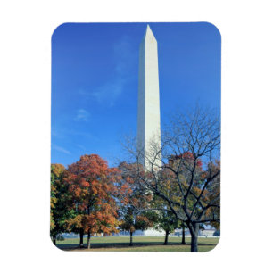 WASHINGTON, D.C. USA. Das Washington Monument ragt Magnet