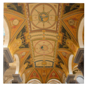 WASHINGTON, D.C. USA. Decke des zweiten Stockwerks Fliese