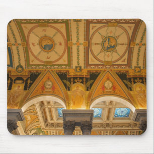 WASHINGTON, D.C. USA. Decke in der Great Hall der Mousepad