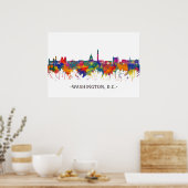 Washington D.C. USA Skyline Poster (Küche)