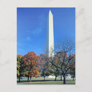 WASHINGTON, D.C. USA. Washington Monument erhebt s Postkarte