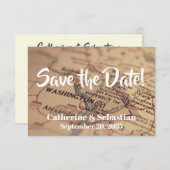 Washington, D.C. Vintage Karte (Vorne/Hinten)