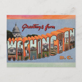 Washington D.C. Vintage Travel Postcard Postkarte