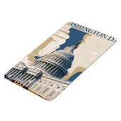 Washington D.C. Vintage Travel Poster Magnet (Linke Seite)