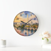 Washington D.C. Wall Clock — Landmark Design Große Wanduhr (Zuhause)