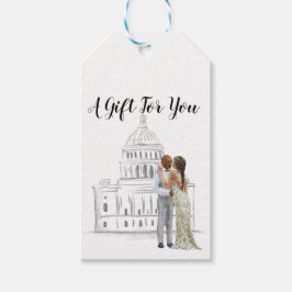 Washington D.C. Wedding Gift Tag Geschenkanhänger