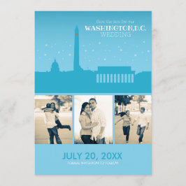 Washington D.C. Wedding Rett-the-date Save The Date