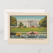Washington, D.C., White House Postcard Postkarte (Vorne/Hinten)