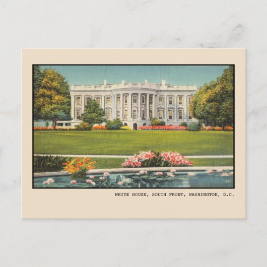Washington, D.C., White House Postcard Postkarte (Vorderseite)