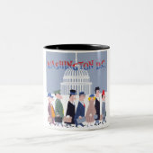Washington D.C. Zweifarbige Tasse (Mittel)