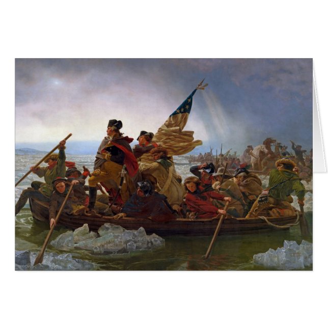 Washington, das den Delaware River kreuzt (Vorderseite (Horizontal))