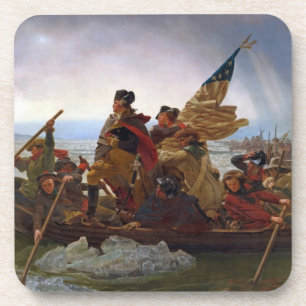 Washington, das den Delaware River kreuzt Getränkeuntersetzer