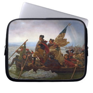 Washington, das den Delaware River kreuzt Laptopschutzhülle