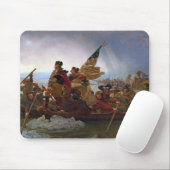 Washington, das den Delaware River kreuzt Mousepad (Mit Mouse)