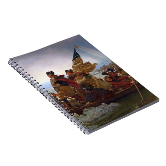 Washington, das den Delaware River kreuzt Notizblock (Rechte Seite)