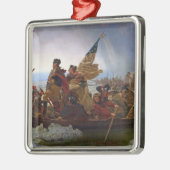 Washington, das den Delaware River kreuzt Ornament Aus Metall (Links)