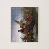 Washington, das den Delaware River kreuzt Puzzle (Vertikal)