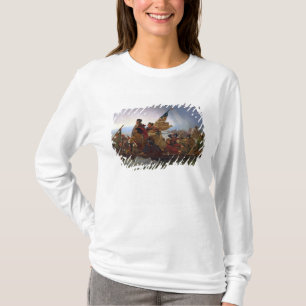 Washington, das den Delaware River kreuzt T-Shirt