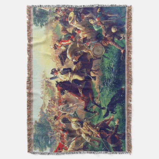 Washington, das die Truppen in Monmouth regiert Decke (Vorderseite Vertikal)