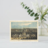 Washington DC 1871 Postkarte (Stehend Vorderseite)