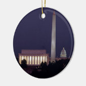 Washington DC 2 Keramik Ornament (Links)