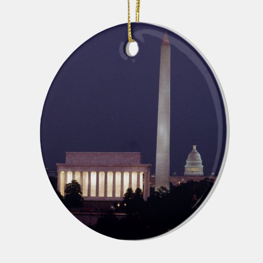 Washington DC 2 Keramik Ornament (Links)