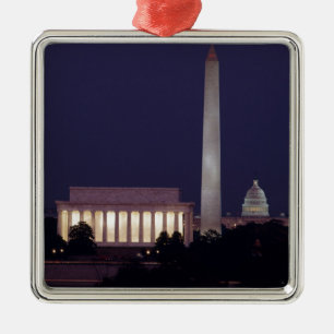 Washington DC 2 Ornament Aus Metall