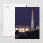 Washington DC 2 Postkarte (Vorne/Hinten)