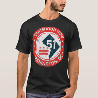 Washington DC 51. Staat Staatehood Geschenk T-Shirt