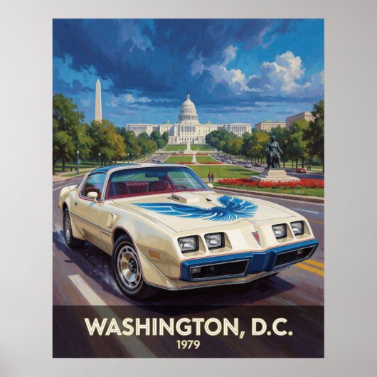 Washington DC American Road Cruiser 1979 Poster (Vorne)