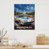 Washington DC American Road Cruiser 1979 Poster (Küche)