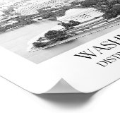 Washington DC Arch Foto Print Poster (Ecke)