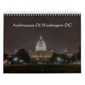 Washington DC-Architektur Kalender (Titelbild)