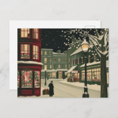 Washington DC Art Deco Style Card Georgetown Postkarte (Vorne/Hinten)