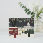 Washington DC Art Deco Style Card Hauptstadt Gebäu Postkarte (Stehend Vorderseite)