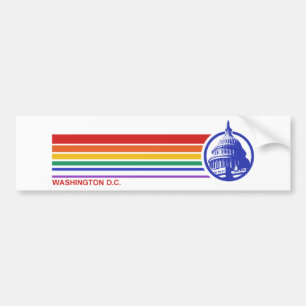 Washington DC Autoaufkleber